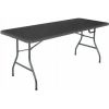 6 Foot Centerfold Folding Table, Black