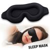 Travel 3D Eye Mask Sleep Soft Padded Shade Cover Rest Relax Sleeping Blindfold