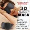 Travel 3D Eye Mask Sleep Soft Padded Shade Cover Rest Relax Sleeping Blindfold