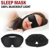 Travel 3D Eye Mask Sleep Soft Padded Shade Cover Rest Relax Sleeping Blindfold