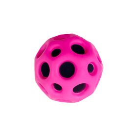 Cross-border Product Holed Balls Foam Solid Elastic Ball Parent-child Interaction Toys (Option: Purple About 55g)